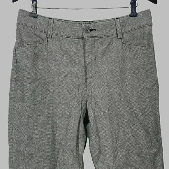 Lee Vintage Relaxed Fit Straight Leg Black & Gray Plaid Pants Size 12โ MEDIUM - Picture 4 of 7